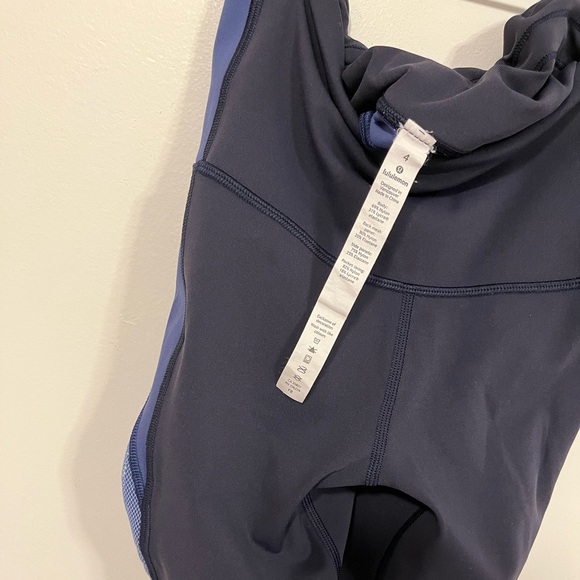 Lululemon Colour Me Ombre Crop *21" Midnight Navy/Gatsby Blue/Visto Blue 4 - Picture 16 of 16